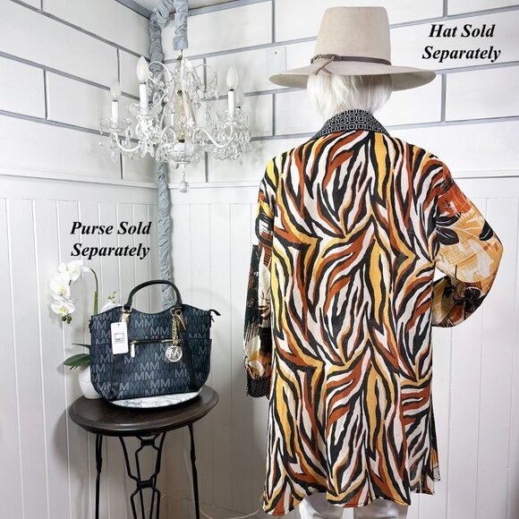 XL Light and Airy Multiples Floral Animal Print  Excellent Condition - Picture 2 of 9